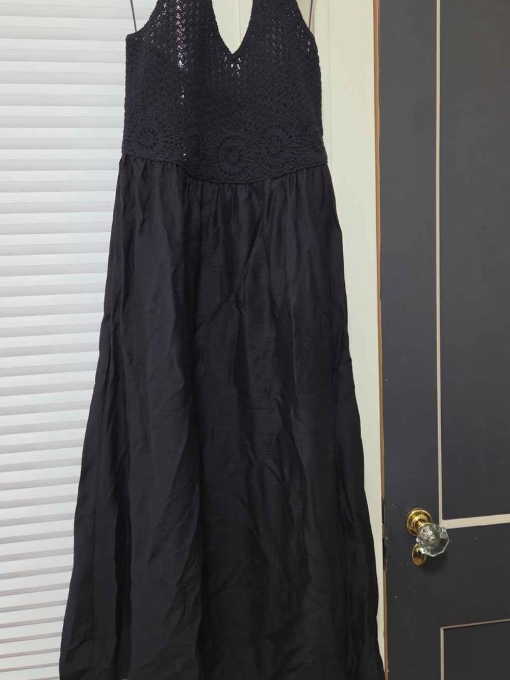 NWT LOFT crochet halter dress